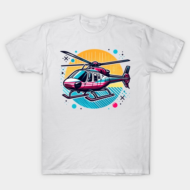 Helicopter T-Shirt by Vehicles-Art